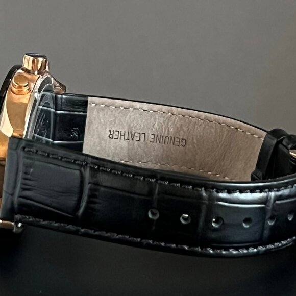 Hugo Boss Men’s Talent Black Leather Chronograph Watch (HB1513580) NEW - Picture 4 of 12